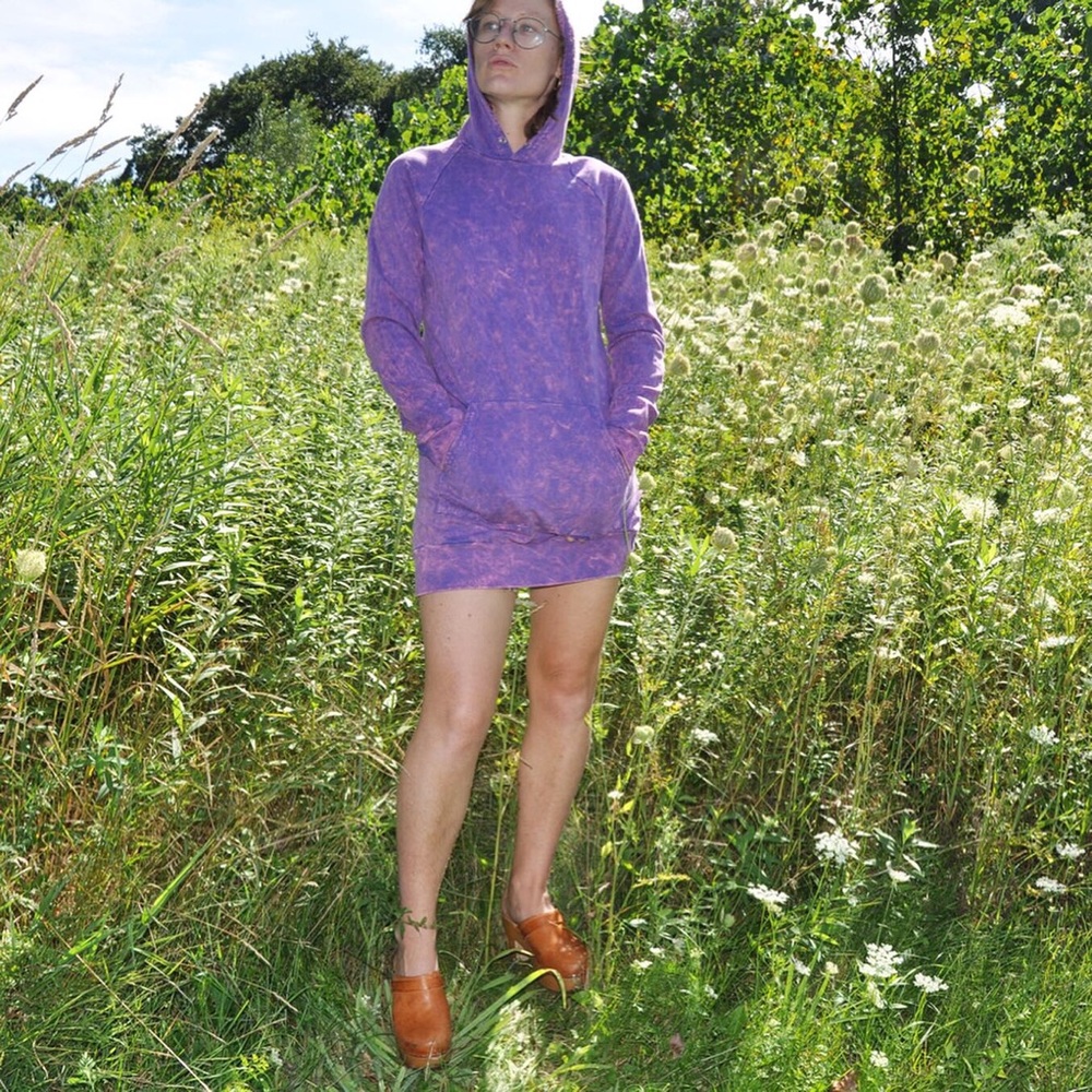 Tie Dye Hoodie Dress